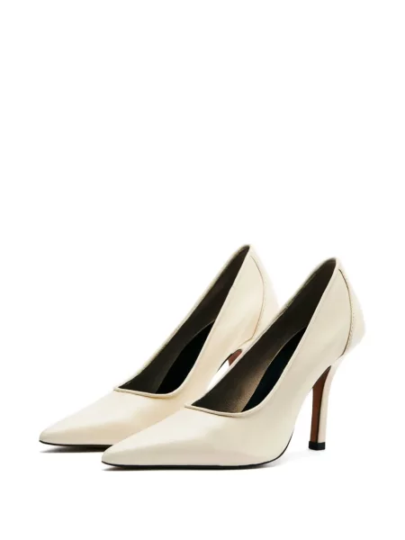 Pantofi cu toc Patrizia Pepe alb