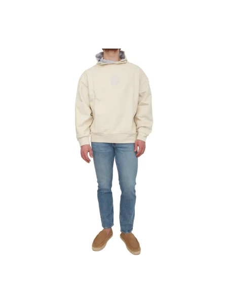 Bluza z kapturem Boss beżowa
