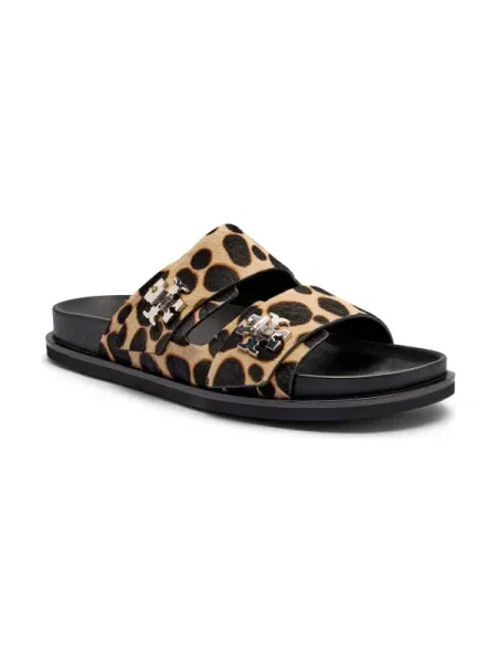 TORY BURCH De piele șlapi T LOCK SPORT negru