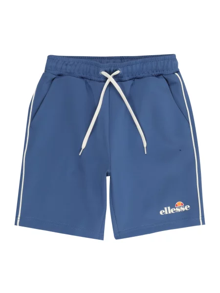 ELLESSE Pantaloni Juvara albastru închis / portocaliu / roșu alb