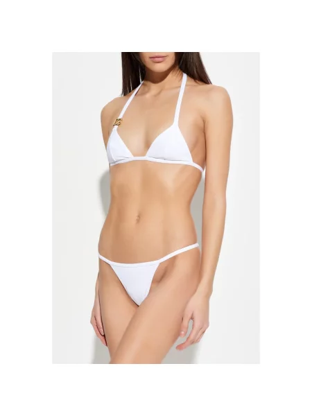Bikini Dolce And Gabbana z logo białe