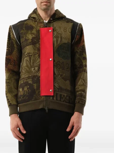 Hanorac cu glugă Givenchy cu imagine verde