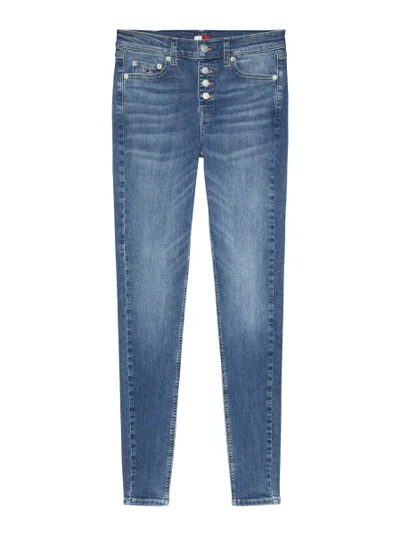 Tommy Jeans Blugi Nora Skinny Fit albastru