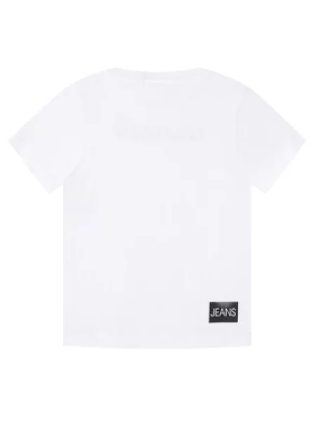 Dětské tričko Calvin Klein Jeans bílé
