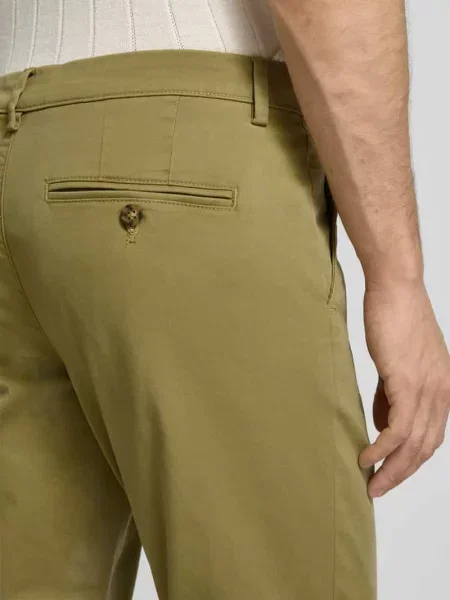 Chinosy o kroju slim fit z mieszanki bawełny model ‘NEW MILES’ Selected Homme