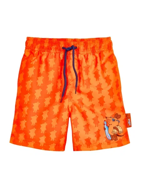PLAYSHOES Șorturi de baie deschis / portocaliu / portocaliu închis albastru