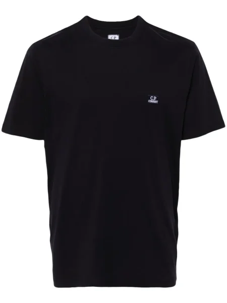 Tricou C.p. Company cu broderie albastru