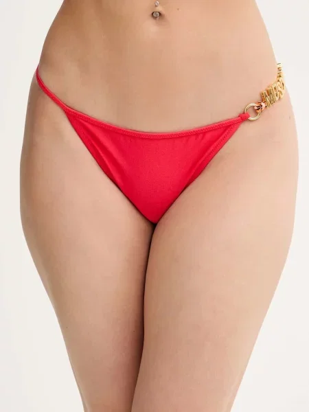 Moschino Underwear figi kąpielowe czerwony