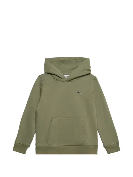 Bluza z kapturem dziecięca Lacoste zielona