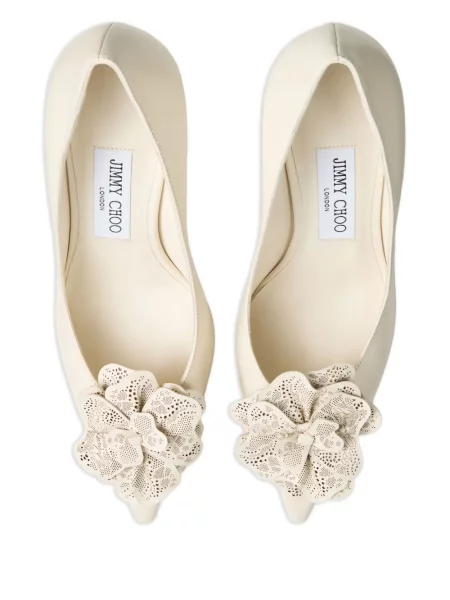 Pantofi cu toc Jimmy Choo cu model floral