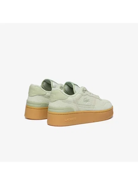 Lacoste Sneakersy T-Clip Platform Suede zielony
