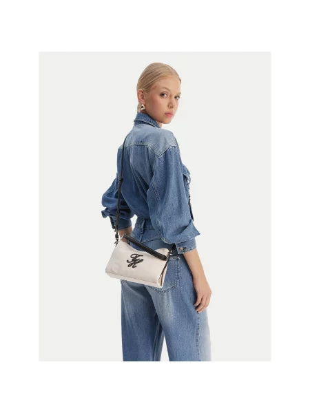 Táska Tommy Hilfiger Th Elevated Mini Crossover Krém fekete