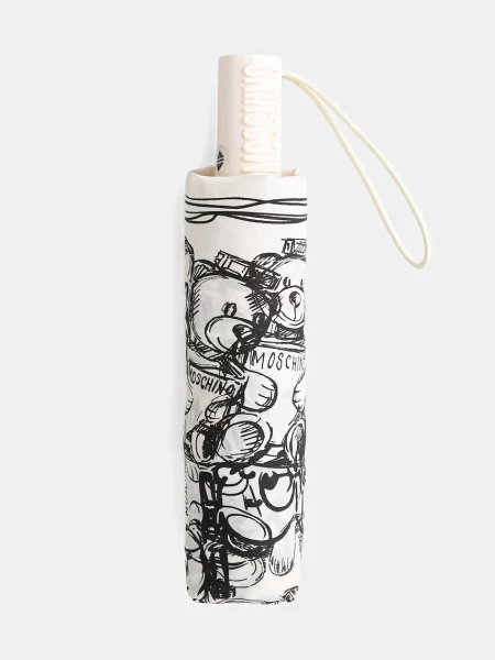 Moschino umbrela automată pentru femei bej
