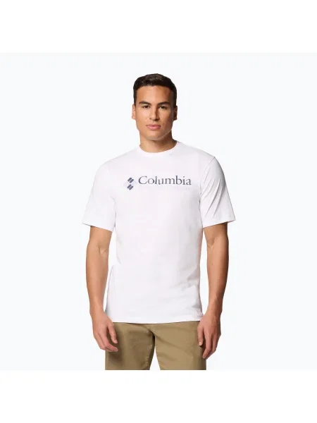 Columbia CSC Basic Logo fekete/csc retro logó férfi póló. Méret: M fehér