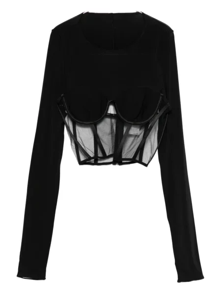 Tricou Nensi Dojaka plasă negru