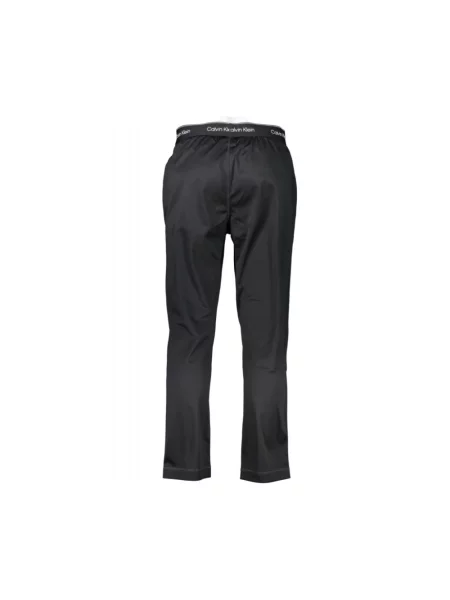 Dzianinowe spodnie Calvin Klein Performance czarne