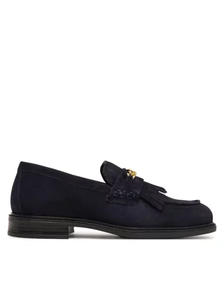Κολιέ Tommy Hilfiger με κρόσσια σουέτ μπλε