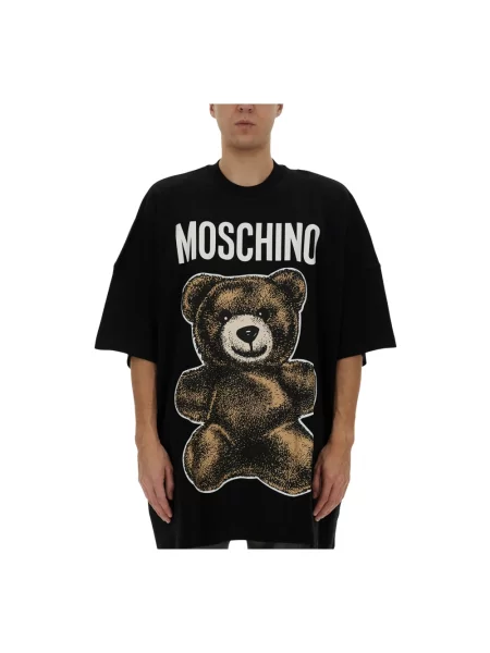 Koszulka Moschino typu teddy czarna