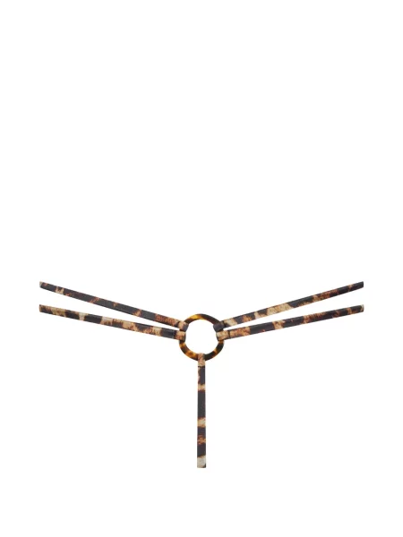 Bikini Maison Close cu imagine cu model leopard maro