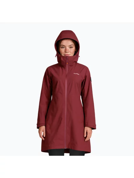 Palton de ploaie pentru femei Alpinus Urmia cărămiziu