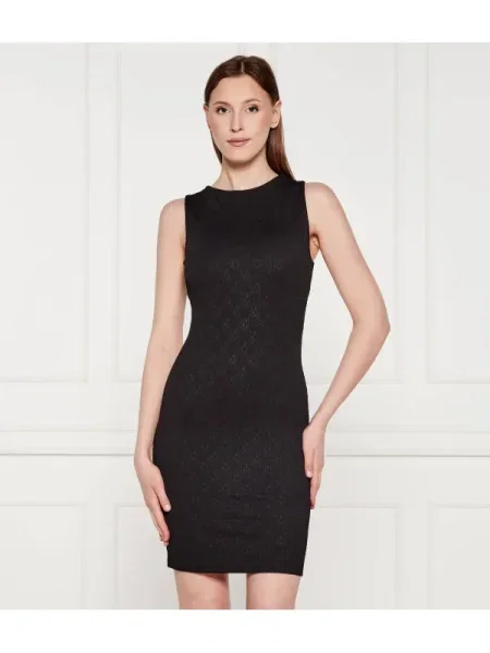HUGO rochie mini mulată negru