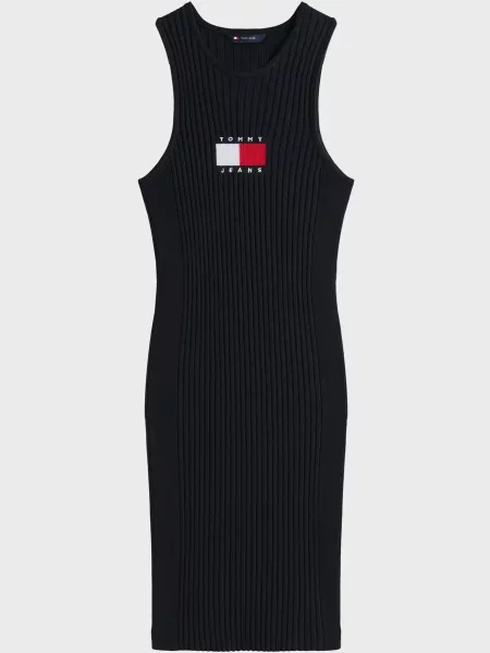 Джинсовое платье Tommy Jeans черное