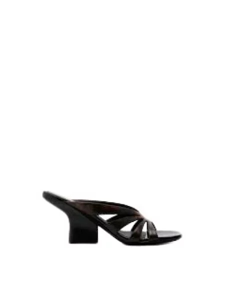 Klapki Dries Van Noten brązowe