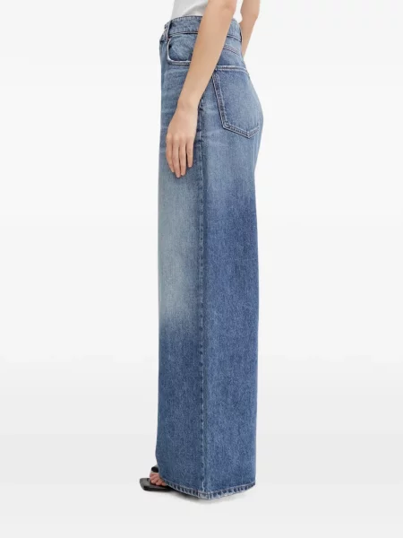 Blugi cu picior larg Sportmax albastru