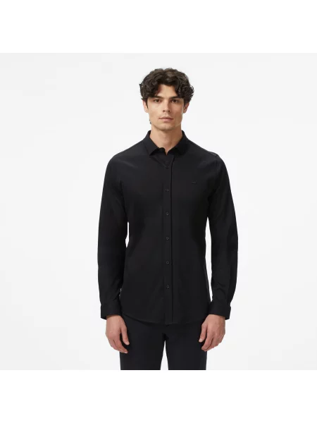 Lacoste сорочка чоловіча Slim Fit чорна