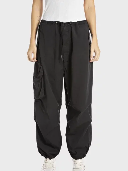 Брюки карго Replay черные