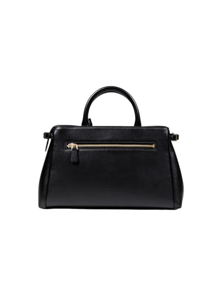 Lniana listonoszka Guess czarna