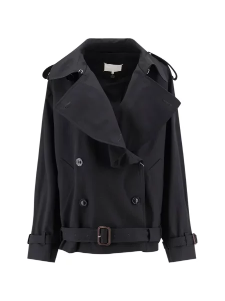 Geacă Maison Margiela cu două rânduri de nasturi negru