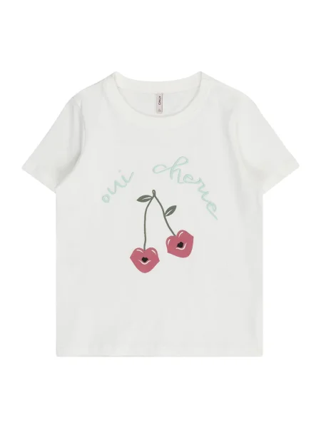 Only Mini Majica KMGCandy menta / kraljevski zelena / magenta bijela