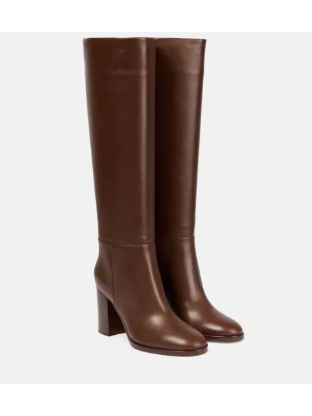 Cizme Gianvito Rossi din piele maro