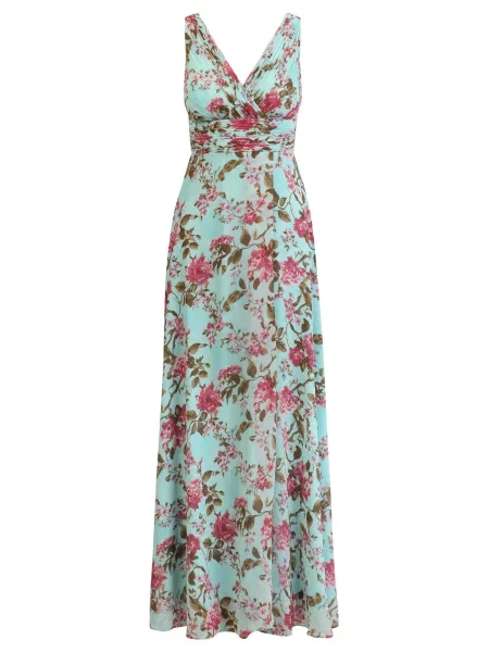 Kraimod Rochie de seară mentă / sângeriu verde