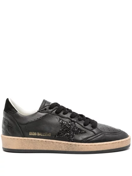 Sneakerși Golden Goose Ball Star din piele negru