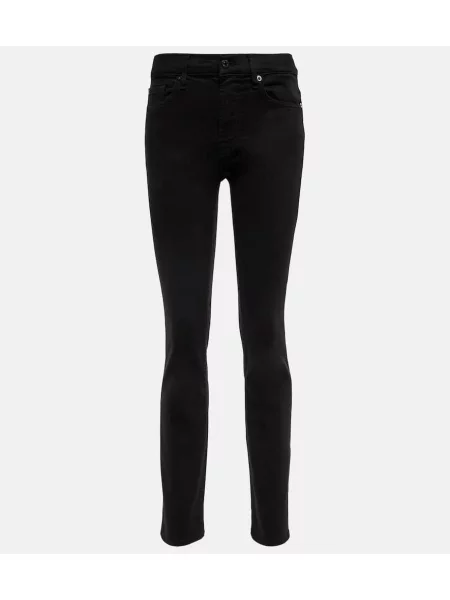 Blugi skinny 7 For All Mankind negru