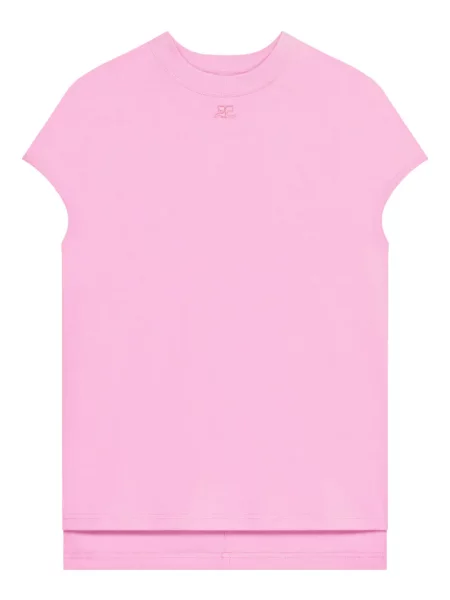 Tricou Courreges roz