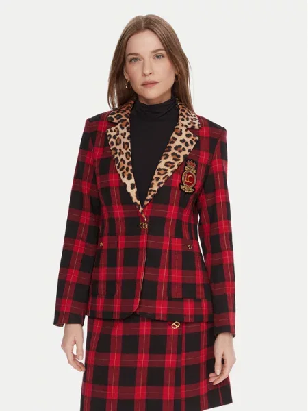 LOLA CASADEMUNT Švarkas Raudona juoda