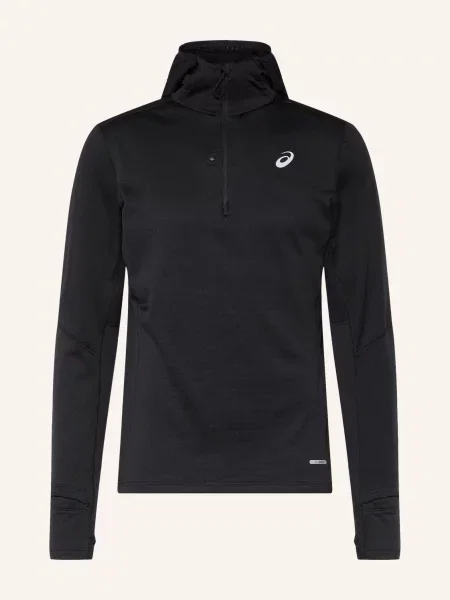 Běžecká mikina ASICS Road Winter Hoodie performance black černá