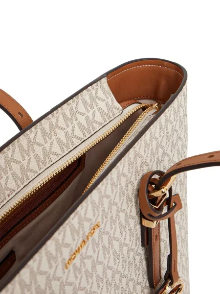 Portofel Michael Michael Kors cu volane plisat de lână negru