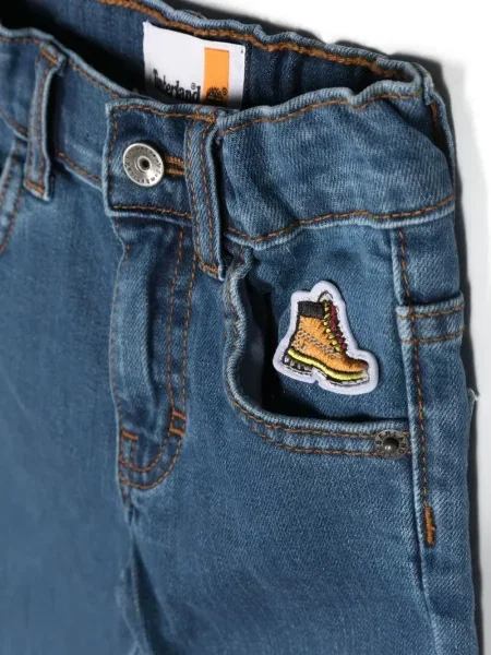 Jeansy dziecięce Timberland niebieskie