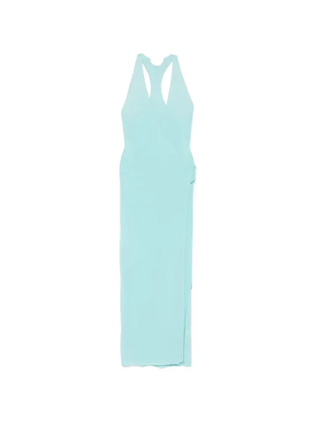 Rochie maxi Asta Resort plic albastru