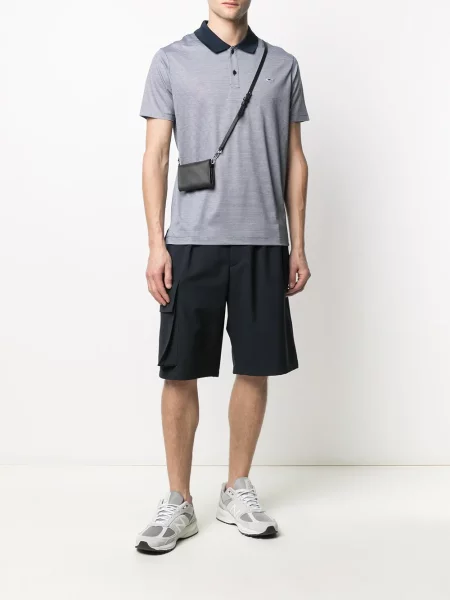 Ριγέ polo Paul & Shark με σχέδιο μπλε