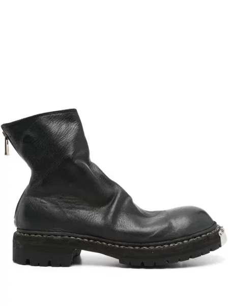 Botine Guidi din piele negru