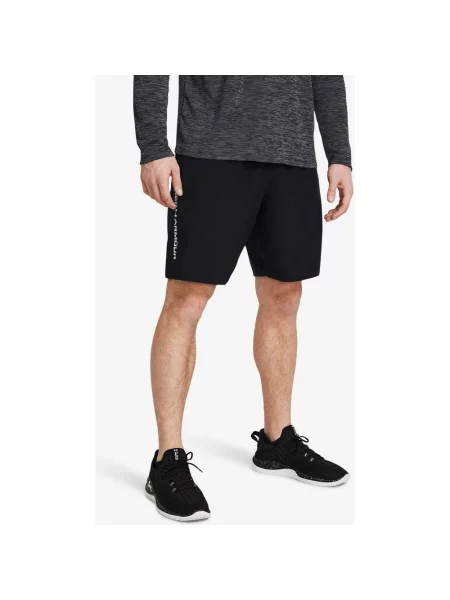 Spodenki Under Armour Woven Wordmark XS czarne