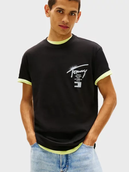 Футболка Tommy Jeans чорна