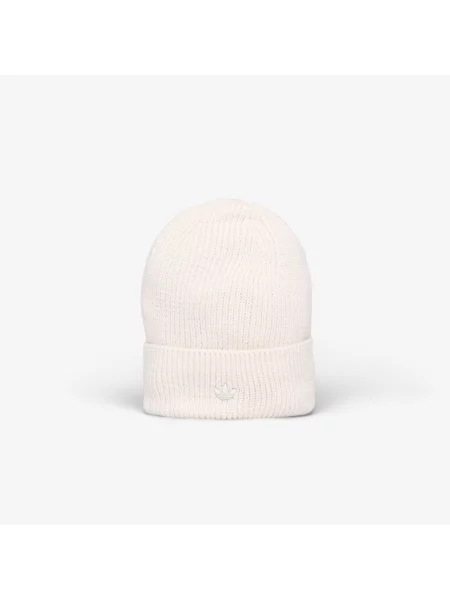 Șapcă adidas Everyday Icons Beanie With Tonal Metal Trefoil Cloud White OSFM alb
