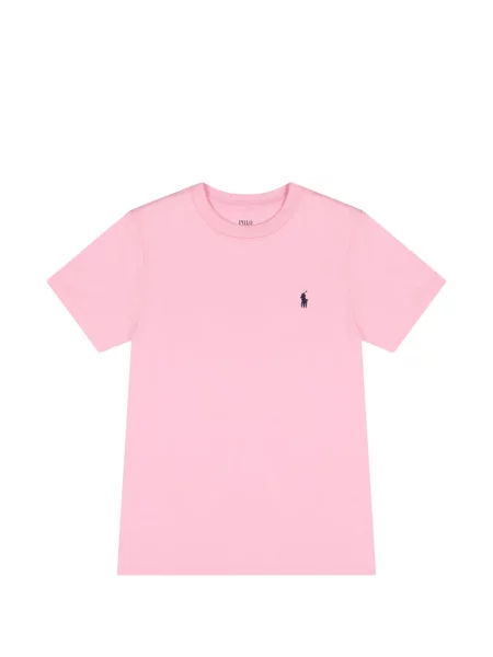 Koszulka polo dziecięca Polo Ralph Lauren różowa