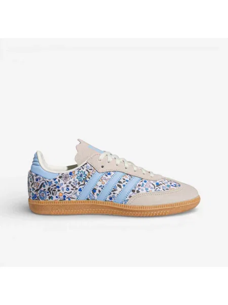 Kvetinové tenisky Adidas Samba modrá